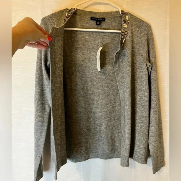 NWT Banana Republic Gem Stone Embellished Sweater Wool - Picture 6 of 6